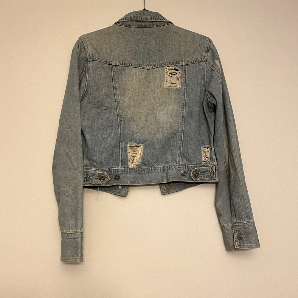 Distressed Jean Jacket - Picture 2 of 3